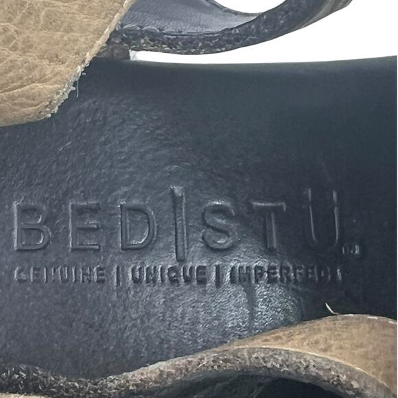 Bed Stu Women’s Soto Brown Distresed Back Zip Sandal Size US 7 - Picture 11 of 11